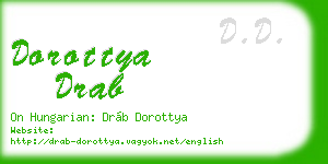 dorottya drab business card